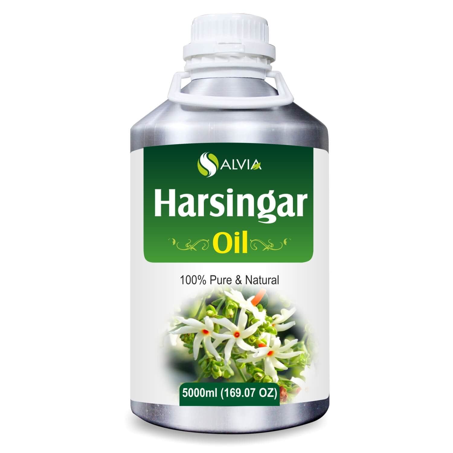 Salvia Natural Essential Oils 5000ml Harsingar Oil (Nyctanthes Arbor Tristis) 100% Pure Essential Oil For Joint Pain, Diminishes Dark Spots, For Hair care Salvia Natural Essential Oils 5000ml Harsingar Oil (Nyctanthes Arbor Tristis) 100% Pure Essential Oil For Joint Pain, Diminishes Dark Spots, For Hair care
